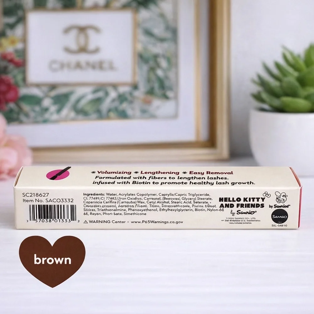 The Crème Shop x Hello Kitty Dolly Lash Volumizing Lengthening Mascara - Brown